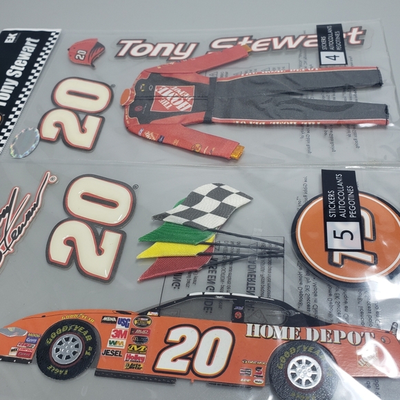 Lot 0f 4 Nascar Scrapbooking Stickers - Picture 2 of 8